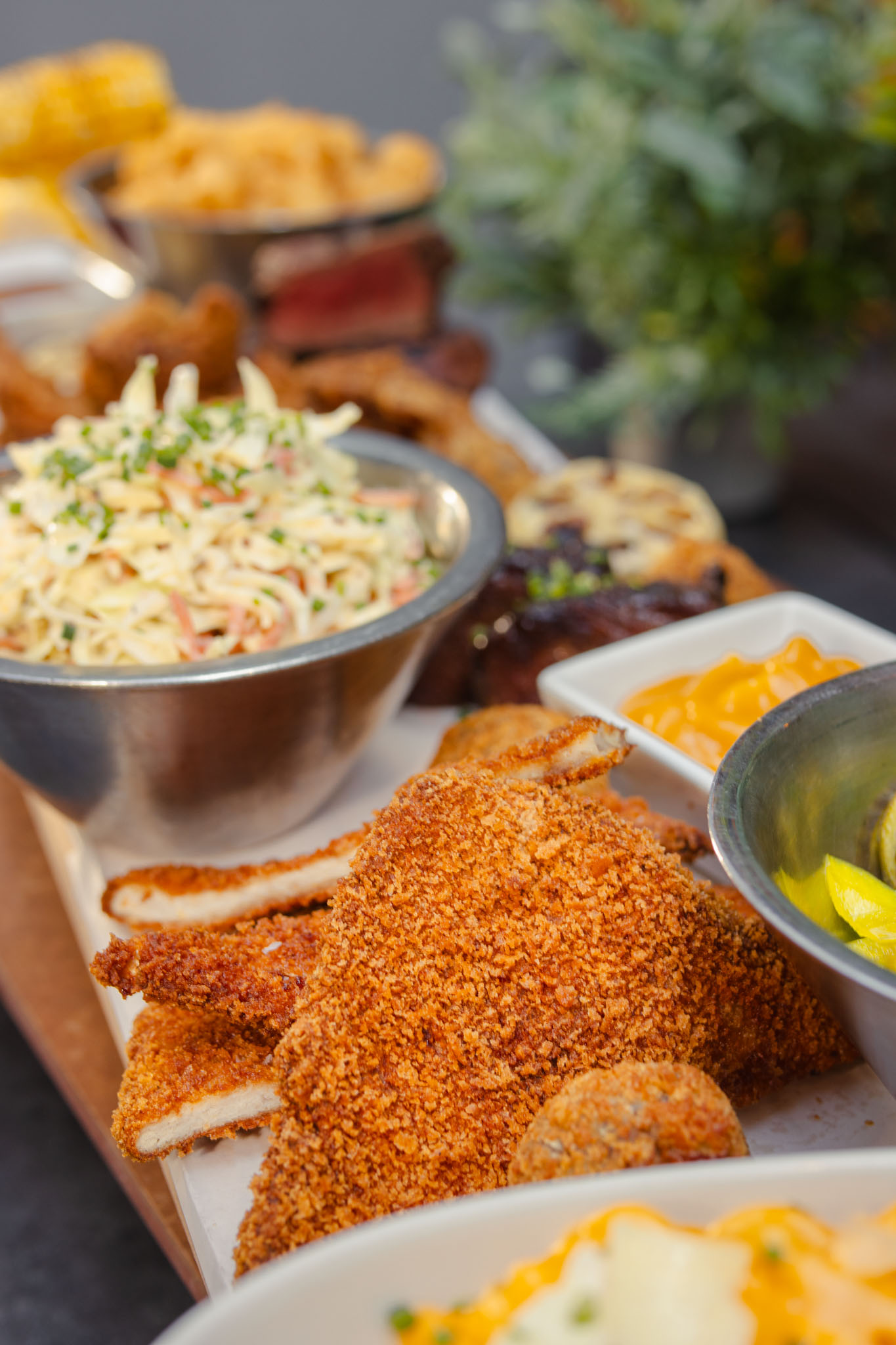 Pork Schnitzel with Sweet & Sour Apricot Jam