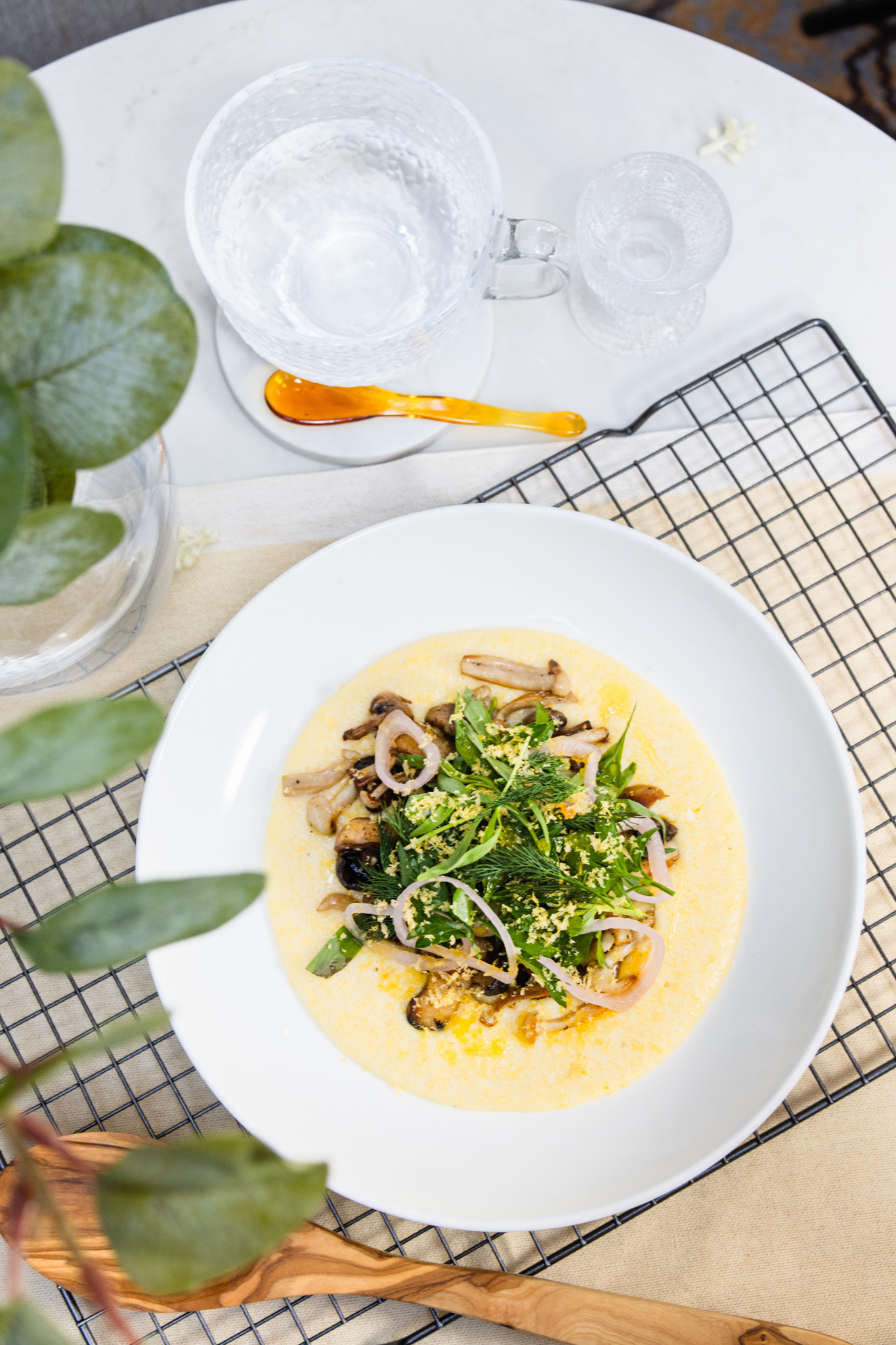 Mushrooms & Polenta